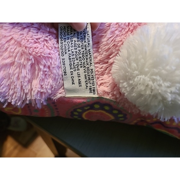 Pillow Pets Original Springtime Pink Bunny 18" Rare - Picture 7 of 9